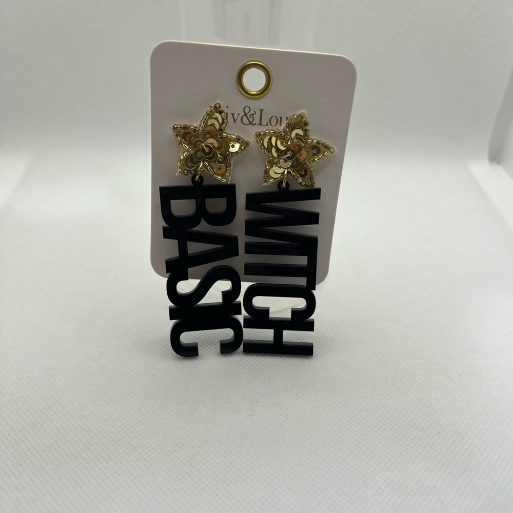 Viv & Lou Basic Witch earrings.